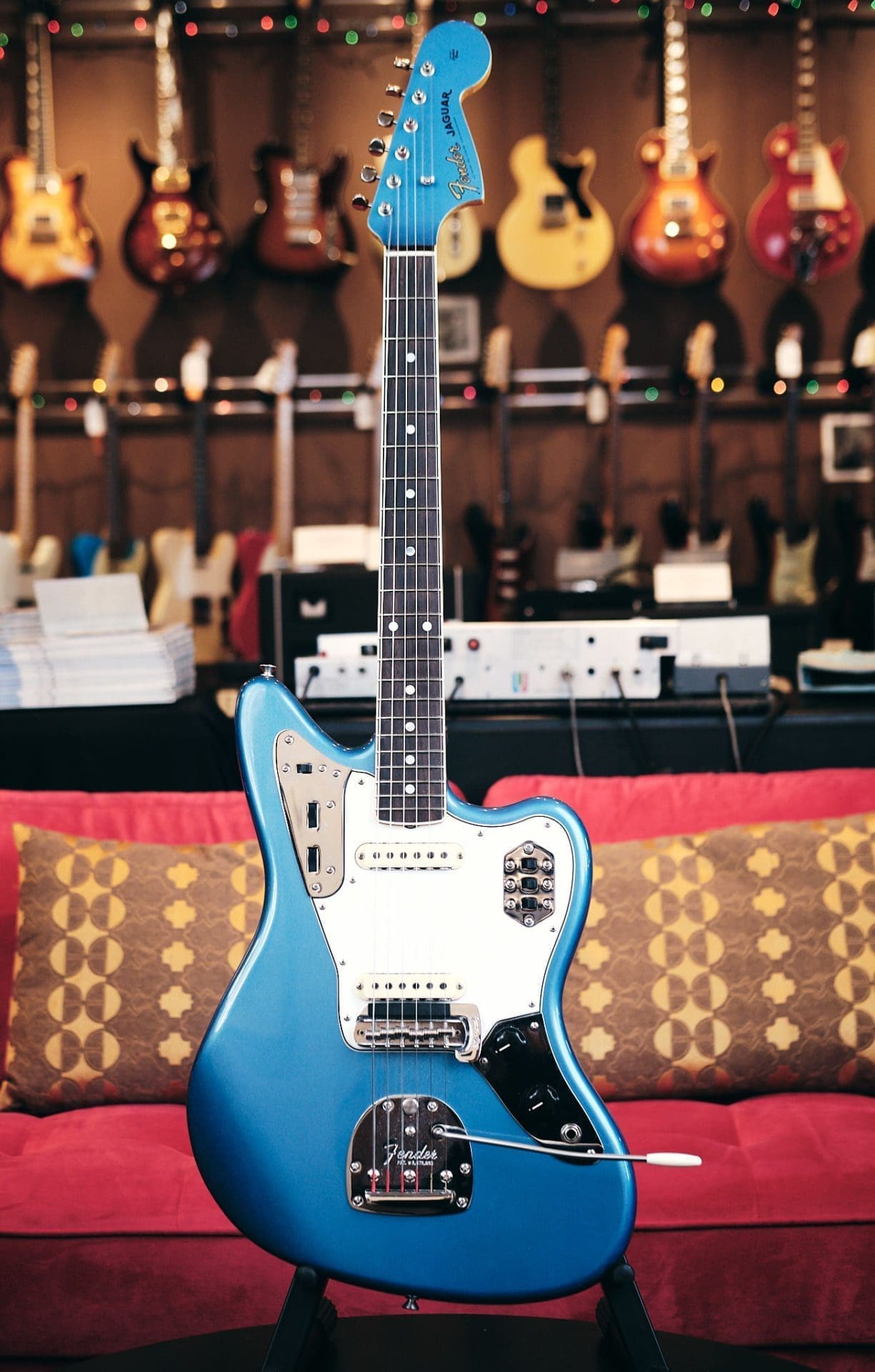 ギター FenderJaguar custom shop Fender 1964 Custom Shop Jaguar Electric Guitar-Lush Closet