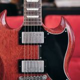 Gibson ’61 SG Standard Reissue Electric Guitar (2021) – Vintage Cherry Finish-Lots of Upgrades!