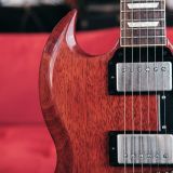 Gibson ’61 SG Standard Reissue Electric Guitar (2021) – Vintage Cherry Finish-Lots of Upgrades!