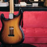 K-Line Springfield S-Style Electric Guitar –  2 Tone Burst & Roasted Pine Body!