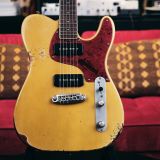 Shabat Lion Special T-Style Electric Guitar – TV Yellow Finish with Collar P90 Pickups!