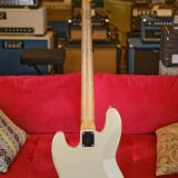 Danocaster Jazz Bass – 2020 – White – Lindy Fralin Pickups