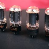 Vintage RCA 6L6GC Black Plate Quad – Tests NOS!