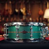 Craviotto Green Sparkle Snare Drum – 5.5 x 14 – One off built for a Craviotto employee – Video !