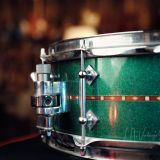 Craviotto Green Sparkle Snare Drum – 5.5 x 14 – One off built for a Craviotto employee – Video !