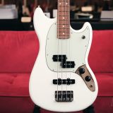 Fender MIM Mustang Bass- Olympic White Finish with a PJ Pickup Combination in  Mint Condition!