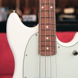 Fender MIM Mustang Bass- Olympic White Finish with a PJ Pickup Combination in  Mint Condition!