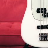 Fender MIM Mustang Bass- Olympic White Finish with a PJ Pickup Combination in  Mint Condition!