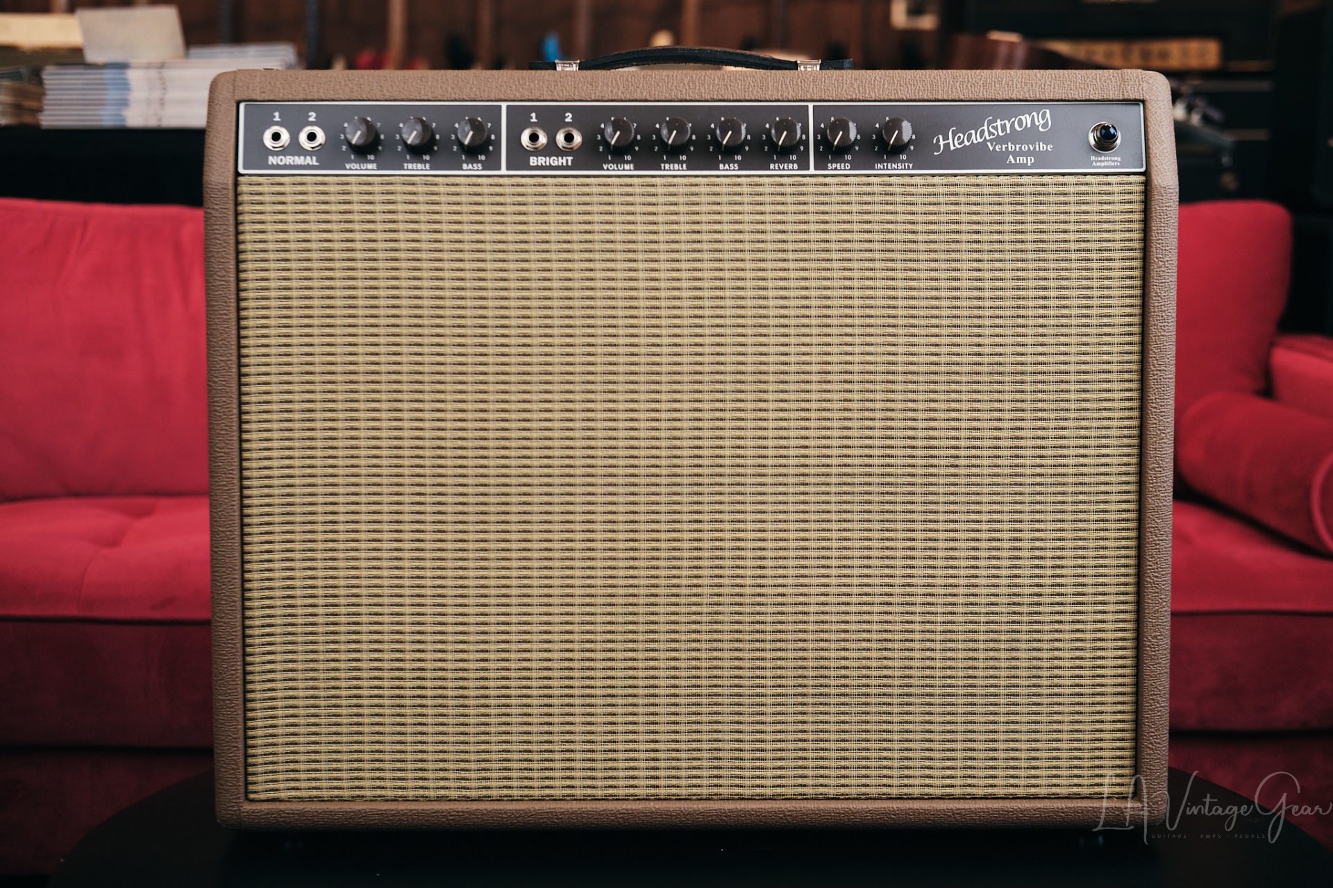 Tube-Town Store - Tolex Fender Rough Brown SAMPLE