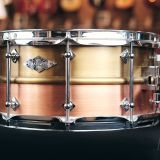 Craviotto Brass/Copper 6.5″x14″ Snare Drum – Built for me after the 50 Run – Badge says ” SPL”