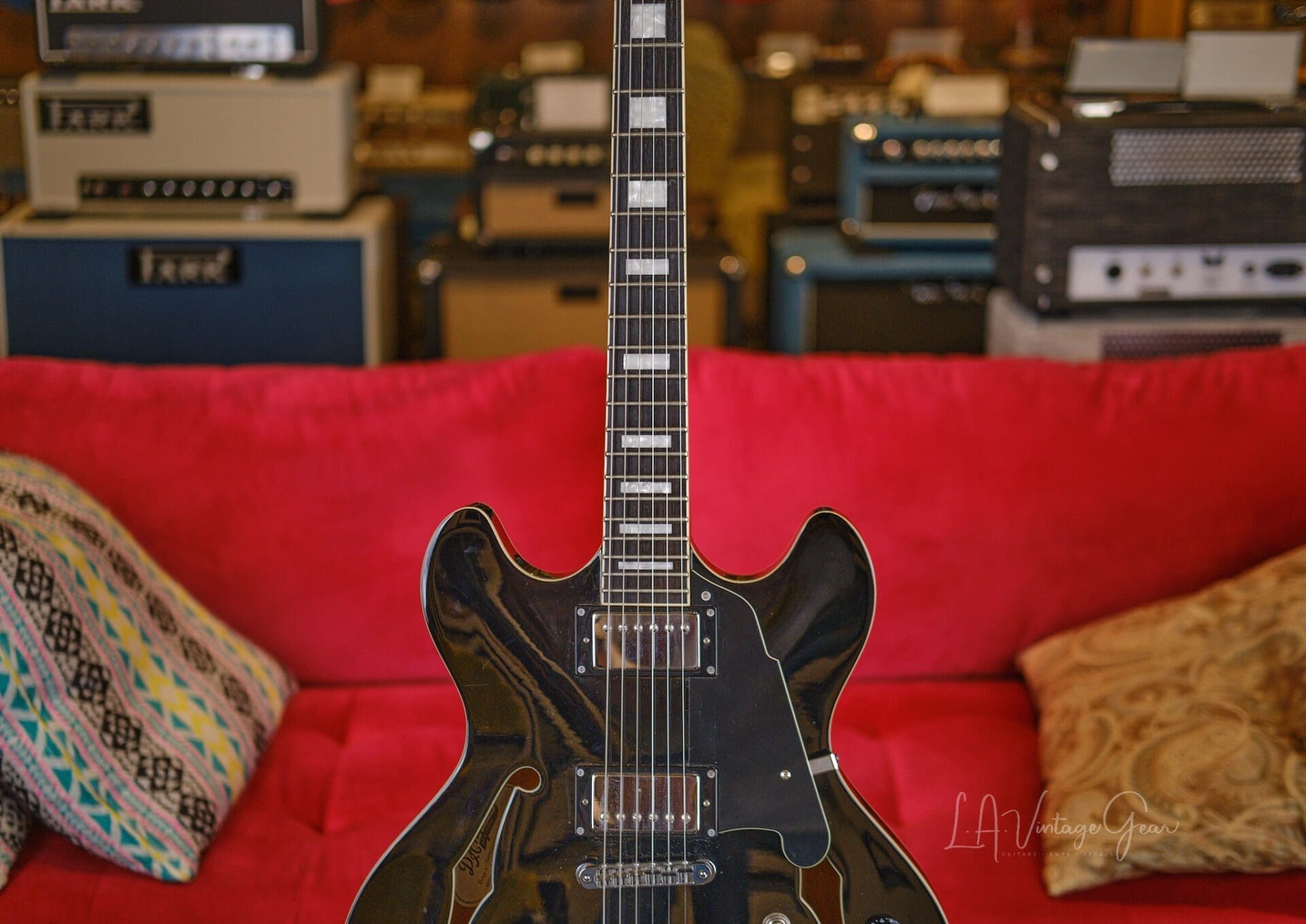 D'Angelico Premier DC Semi-Hollow Electric Guitar With