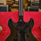 D’Angelico Premier DC Semi-Hollow Electric Guitar With Stairstep Tailpiece – Black