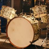 Vintage 1941 Ludwig “Top Hat & Cane ” Drum Kit – All Original, Rare & Collectible!