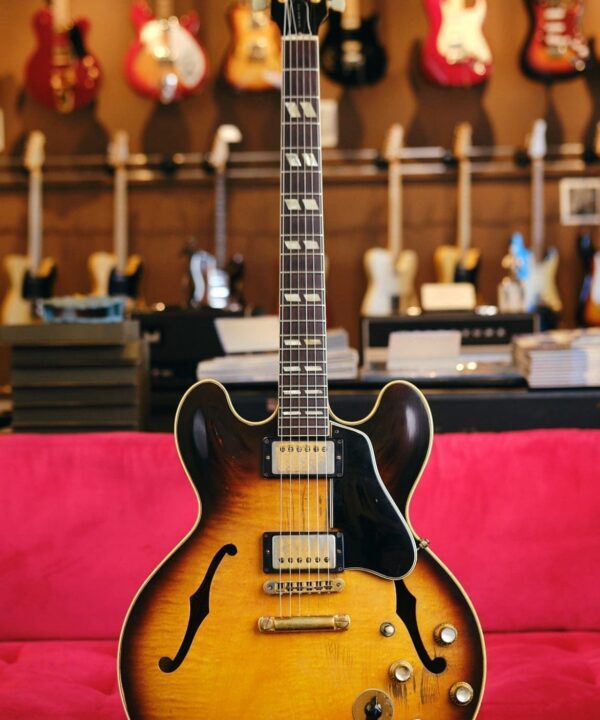 Gibson Vintage 1961 ES-345TD Semi-Hollowbody Electric Guitar-3 Tone Sunburst Finish
