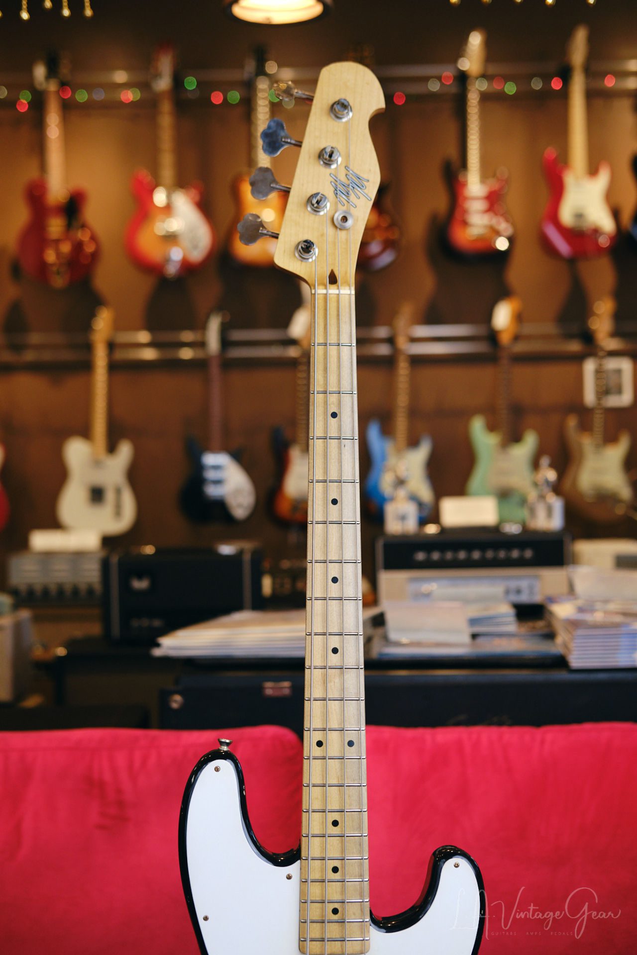 Mario Martin '54 P-Style Bass with Split Pickup - Relic'd 2 Tone Sunburst  Finish