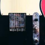 Mario Martin Model-T Double Bound Electric Guitar-Lightly Relic’d in a Black Finish – Recently Born