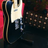 Mario Martin Model-T Double Bound Electric Guitar-Lightly Relic’d in a Black Finish – Recently Born