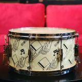 Vintage 1941 Ludwig “Top Hat & Cane ” Drum Kit – All Original, Rare & Collectible!