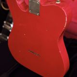 K-Line Truxton T-Style Electric Guitar #020268-Lightly Relic’d Dakota Red Finish-Brand New Build!