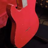 K-Line Truxton T-Style Electric Guitar #020268-Lightly Relic’d Dakota Red Finish-Brand New Build!