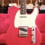 K-Line Truxton T-Style Electric Guitar #020268-Lightly Relic’d Dakota Red Finish-Brand New Build!