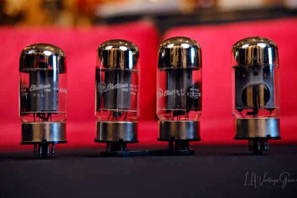 Vintage GE 6550 Vacuum Tube Quad - Tests NOS!