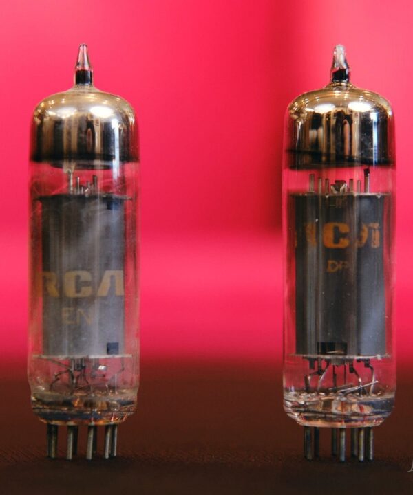 Vintage RCA 7189 Matched Pair of Tubes - Tests NOS - great for EL84 circuits! Hot Rod Your Amp w/ Vintage Tubes