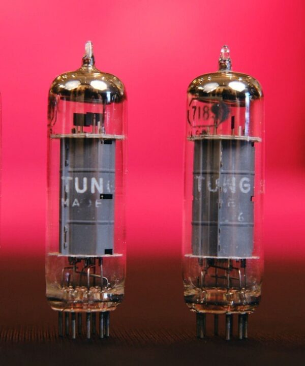 Vintage Sylvania 7189 Matched Pair of Tubes - Tests Good Used - great for EL84 circuits! Hot Rod Your Amp w/ Vintage Tubes