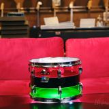 1970’s Ludwig Vistalite Tri-Band Green, Black, and Red Drum Kit 22/12/13/16 – Think The Wailers !