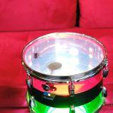 1970’s Ludwig Vistalite Tri-Band Green, Black, and Red Drum Kit 22/12/13/16 – Think The Wailers !