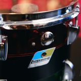 1970’s Ludwig Vistalite Tri-Band Green, Black, and Red Drum Kit 22/12/13/16 – Think The Wailers !