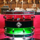 1970’s Ludwig Vistalite Tri-Band Green, Black, and Red Drum Kit 22/12/13/16 – Think The Wailers !