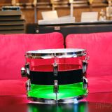 1970’s Ludwig Vistalite Tri-Band Green, Black, and Red Drum Kit 22/12/13/16 – Think The Wailers !