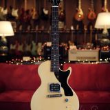 Omerta ‘LP Jr’ Style Light Relic Electric Guitar by Fiam Guitars- TV Yellow – Exclusive to L.A. Vintage Gear!