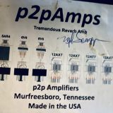 “Tremendous Reverb” 1×12 Combo by P2P Amplifiers – Princeton Style Amp with a 12″ Celestion Gold