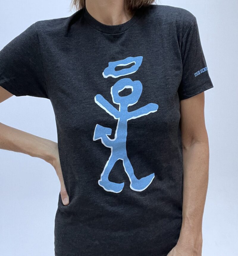 "Sinning Saint" Unisex Black T-Shirt by Will Lee - Size Extra Large (XL) - All tees available in other sizes
