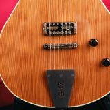 Grez Mendocino Natural Single Cut Electric Guitar – Solid Old Growth Redwood Top & Lollar Pickups