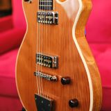 Grez Mendocino Natural Single Cut Electric Guitar – Solid Old Growth Redwood Top & Lollar Pickups