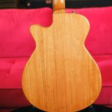 Grez “Mendocino” Natural Single Cut Electric Guitar – Solid Old Growth Redwood Top & Lollar Gold Foil Pickups!