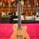 Grez “Mendocino” Natural Single Cut Electric Guitar – Solid Old Growth Redwood Top & Lollar Gold Foil Pickups!