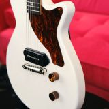 Grez Guitars “Mendocino Jr.” in a Transparent White Finish with a Wolftone P90 Pickup – Brand New