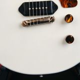 Grez Guitars “Mendocino Jr.” in a Transparent White Finish with a Wolftone P90 Pickup – Brand New