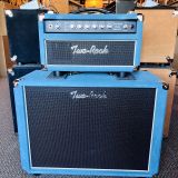 Two Rock Studio Signature Head and 1×12 Open Back Cab – Medium Blue Suede – Brand New!