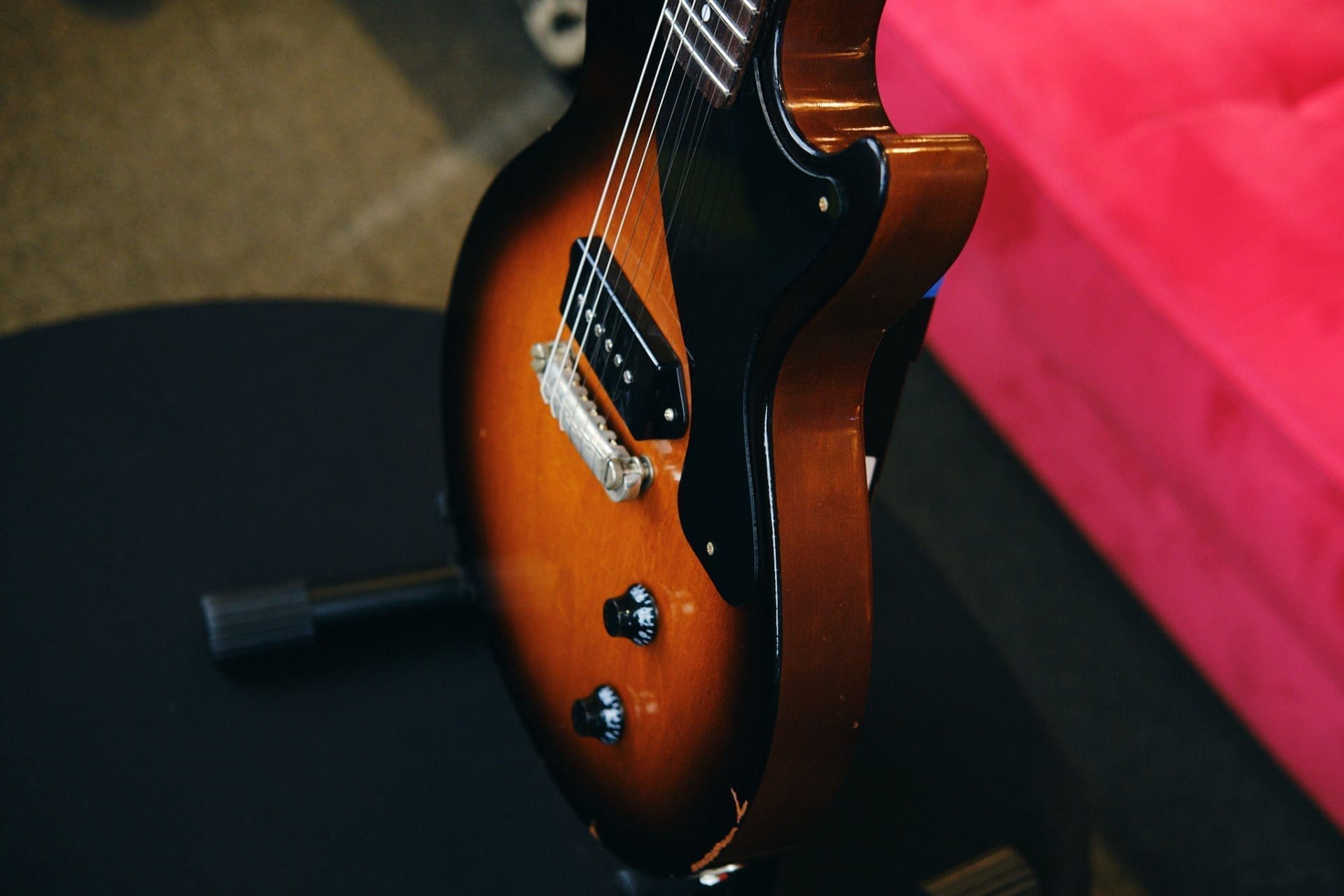 K-Line "KL Series" Single Cut Jr. Style Electric Guitar - Relic'd 2 Tone Burst - Brand New! - Image 14