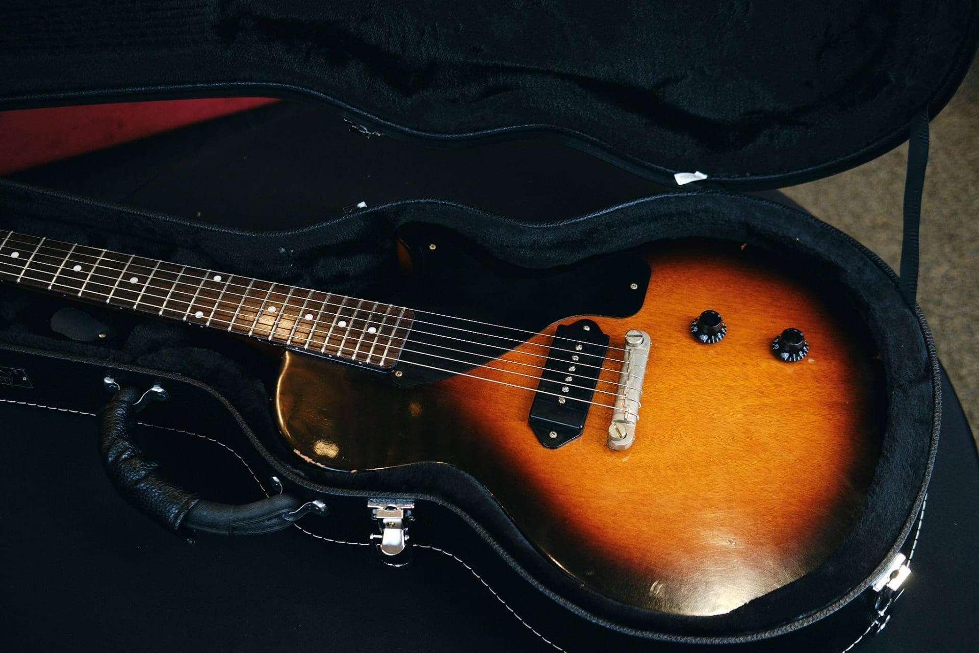 K-Line "KL Series" Single Cut Jr. Style Electric Guitar - Relic'd 2 Tone Burst - Brand New! - Image 26