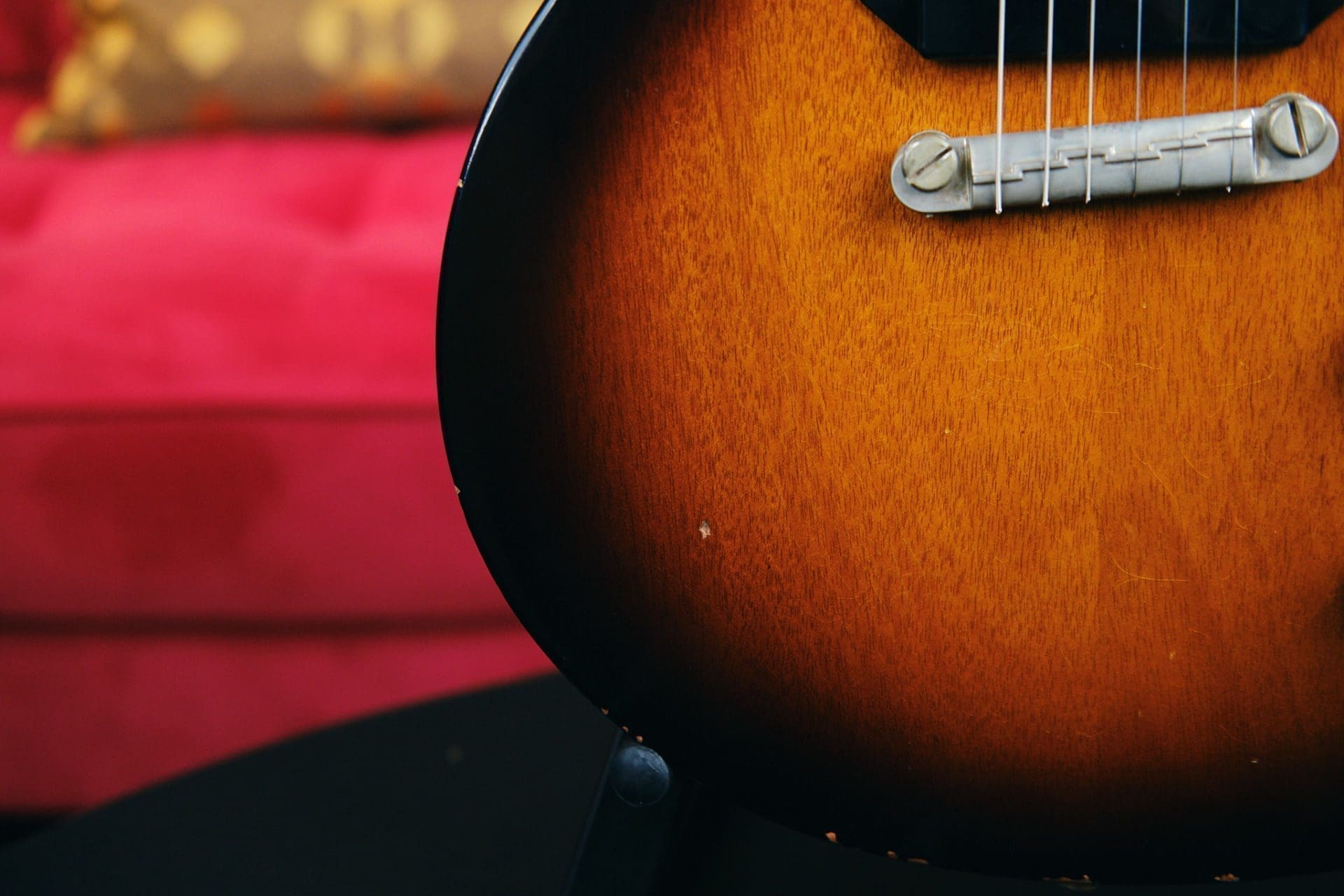 K-Line "KL Series" Single Cut Jr. Style Electric Guitar - Relic'd 2 Tone Burst - Brand New! - Image 9