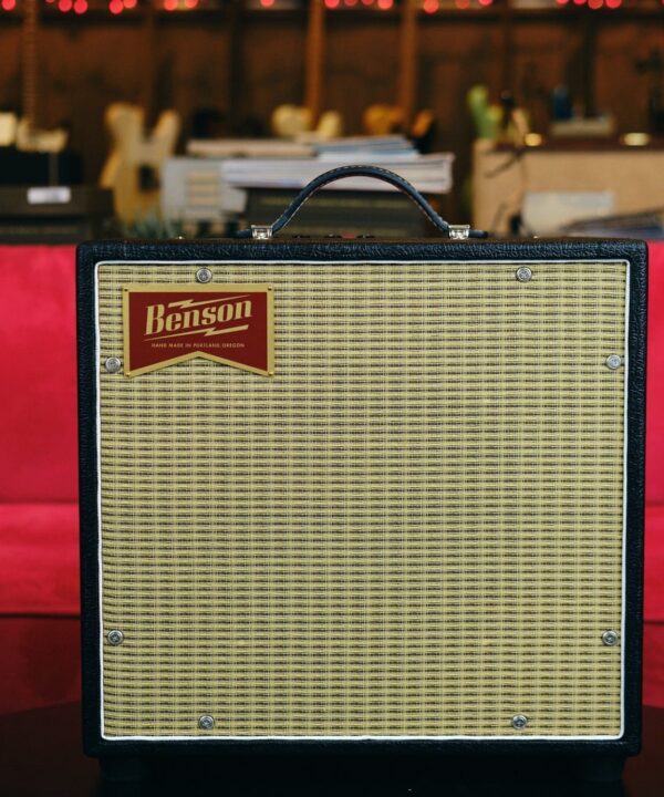 Benson "Vinny Reverb" 1x10 Guitar Combo Amplifier - Black Tolex Finish & Celestion Greenback Speaker