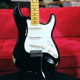 Fender Custom Shop Wildwood 10 ’57 Stratocaster Electric Guitar – 2013 Heavy Relic in Black