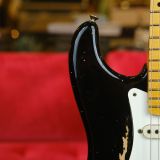 Fender Custom Shop Wildwood 10 ’57 Stratocaster Electric Guitar – 2013 Heavy Relic in Black