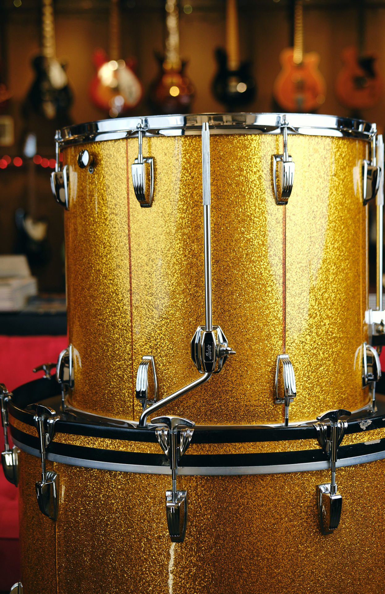 Ludwig 1970 Gold Sparkle Drums • LALudwig 1970 Gold Sparkle Drums • LA  